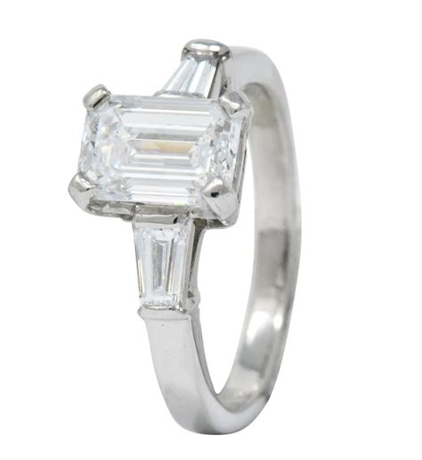 bulgari emerald cut engagement ring.